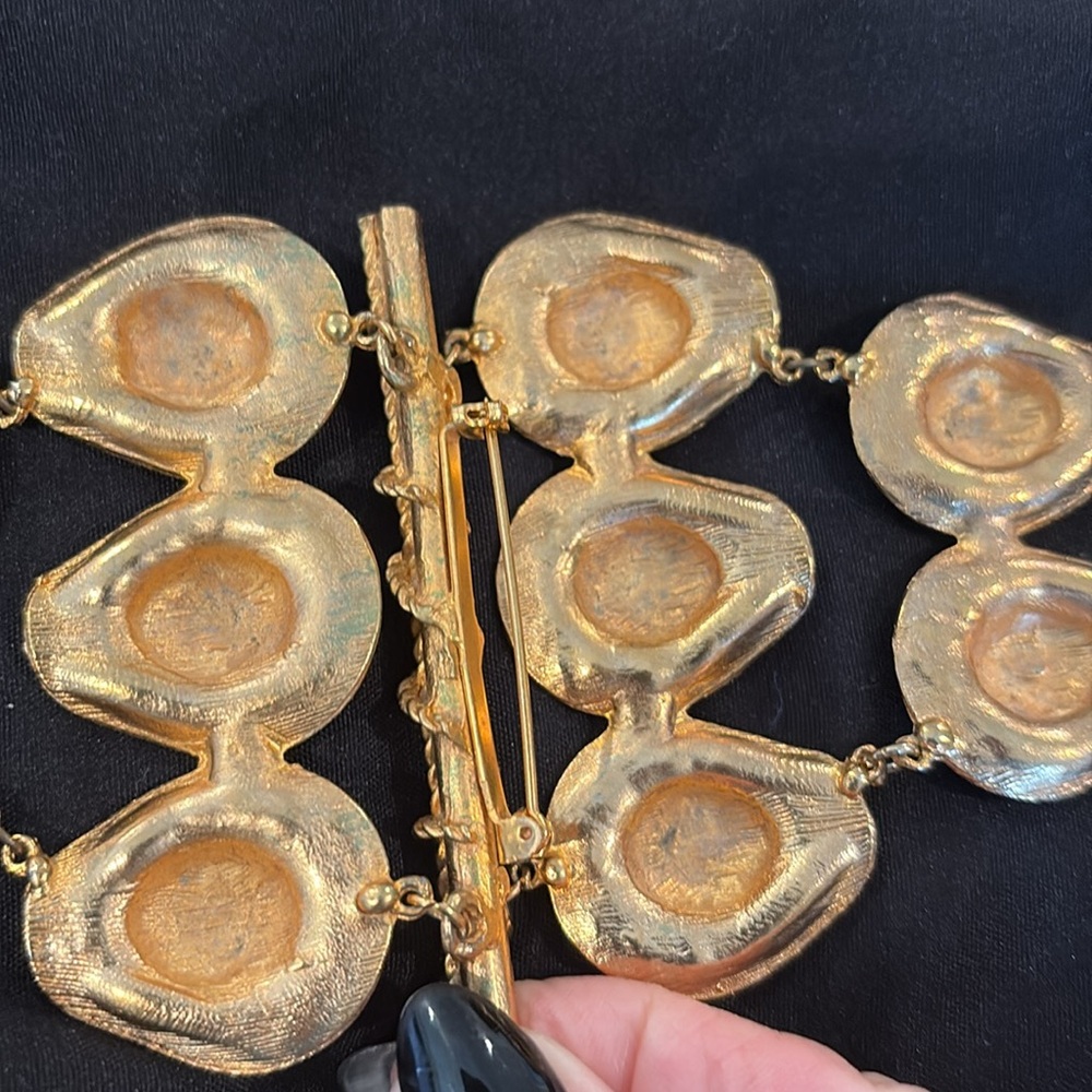 Gold Statement Pin - image 3